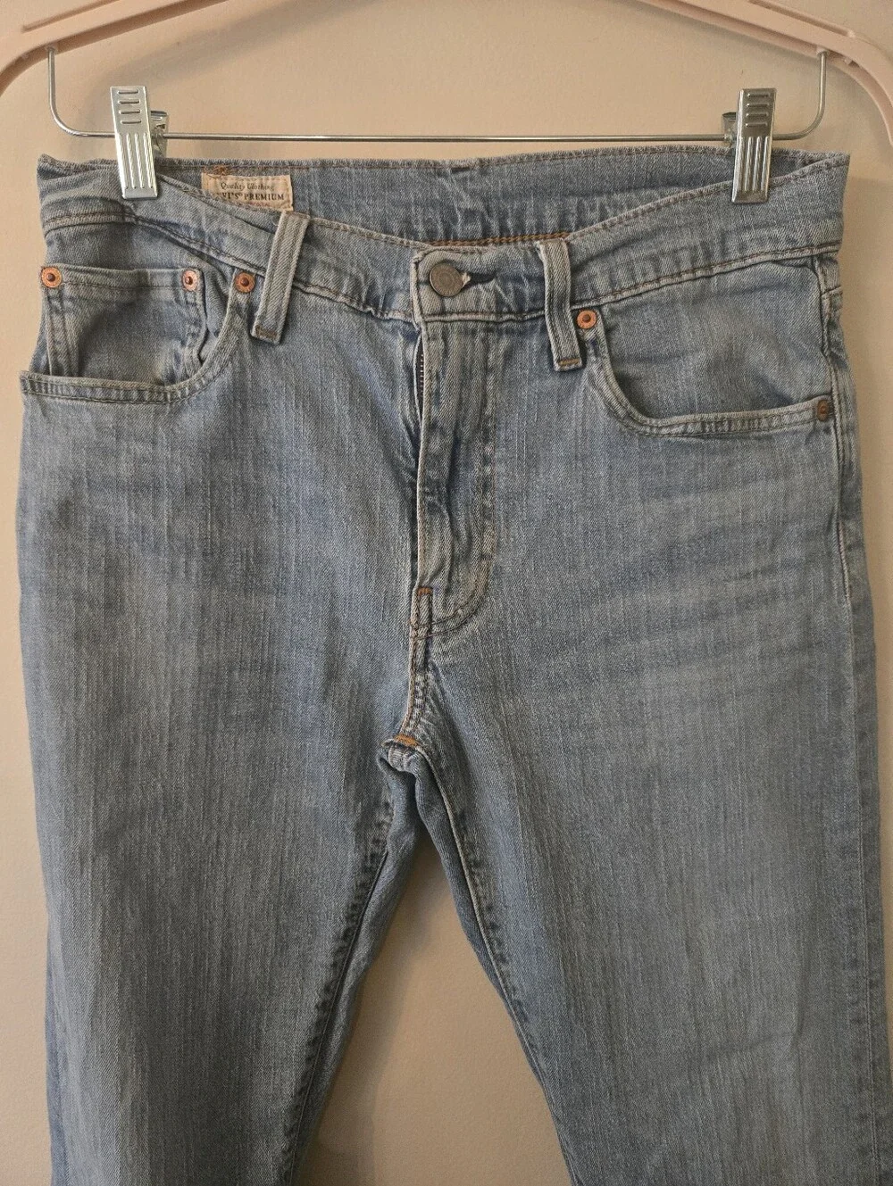 Big E Levi's Premium Denim Jeans (W31 L32) Light Wash Premium Classic